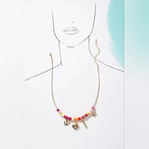 Anthropologie Jewelry - NWT Anthropologie Beaded Charm Necklace